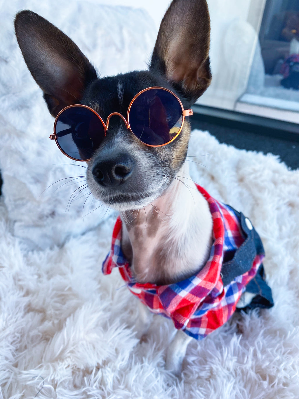 Denim Flannel Onesie
