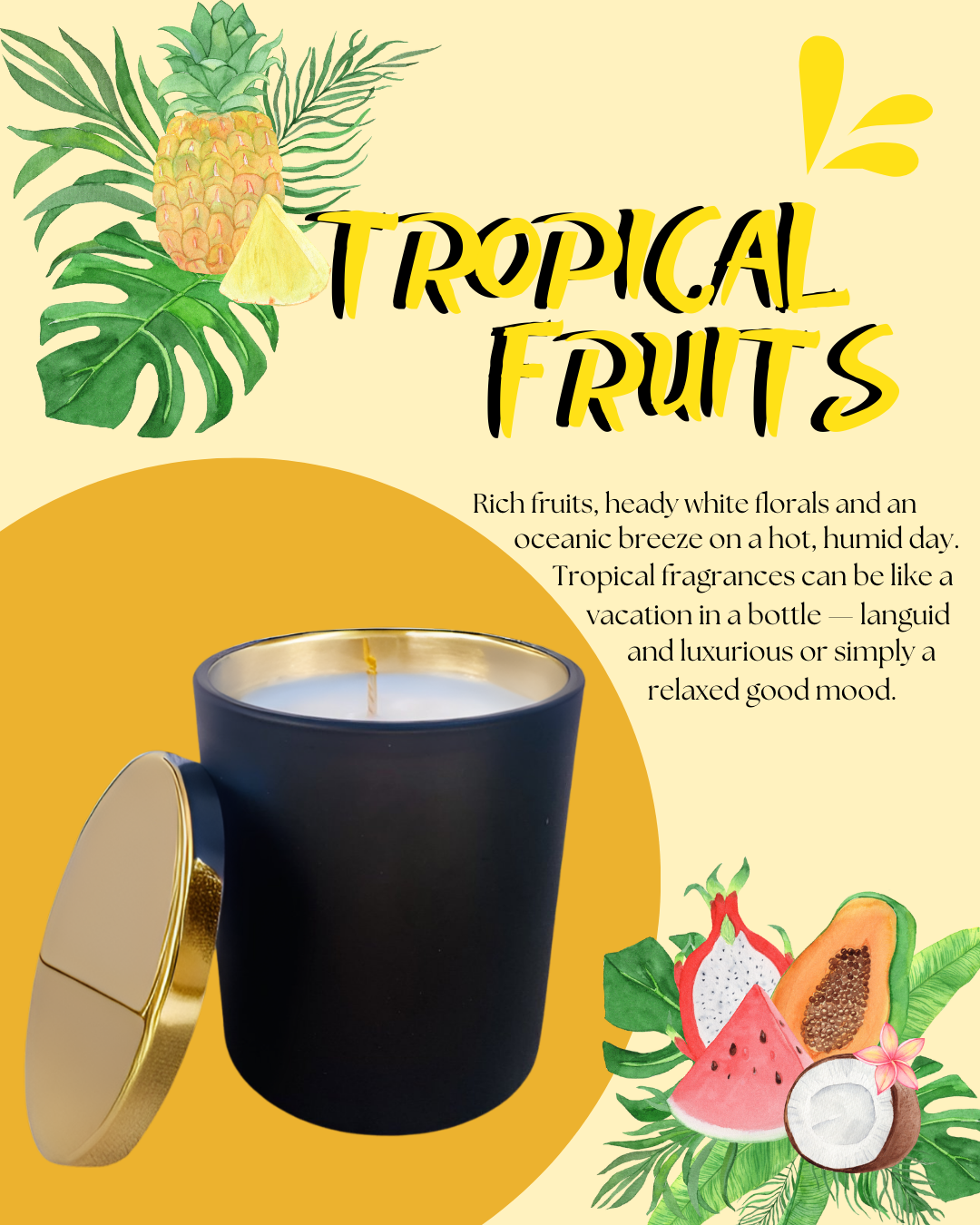 Tropical Fruit Candle