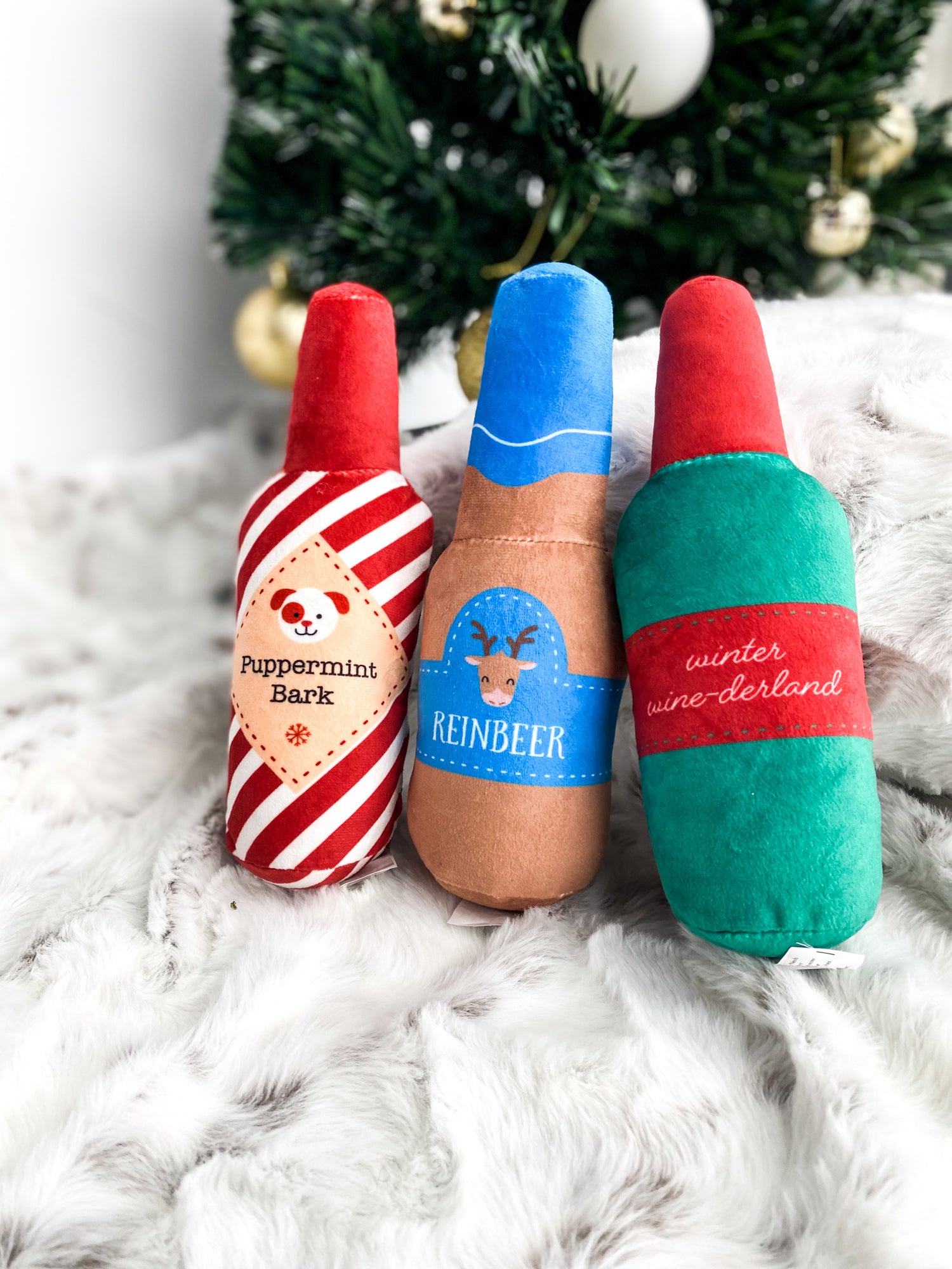 Trio Holiday Spirits Dog Toy