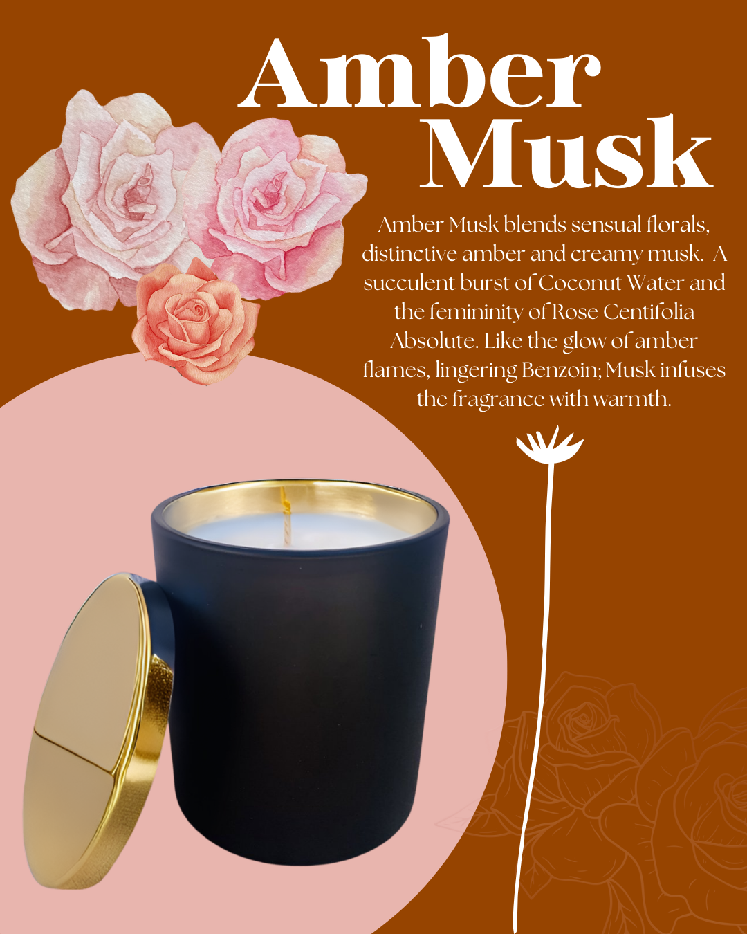 Amber Musk Candle