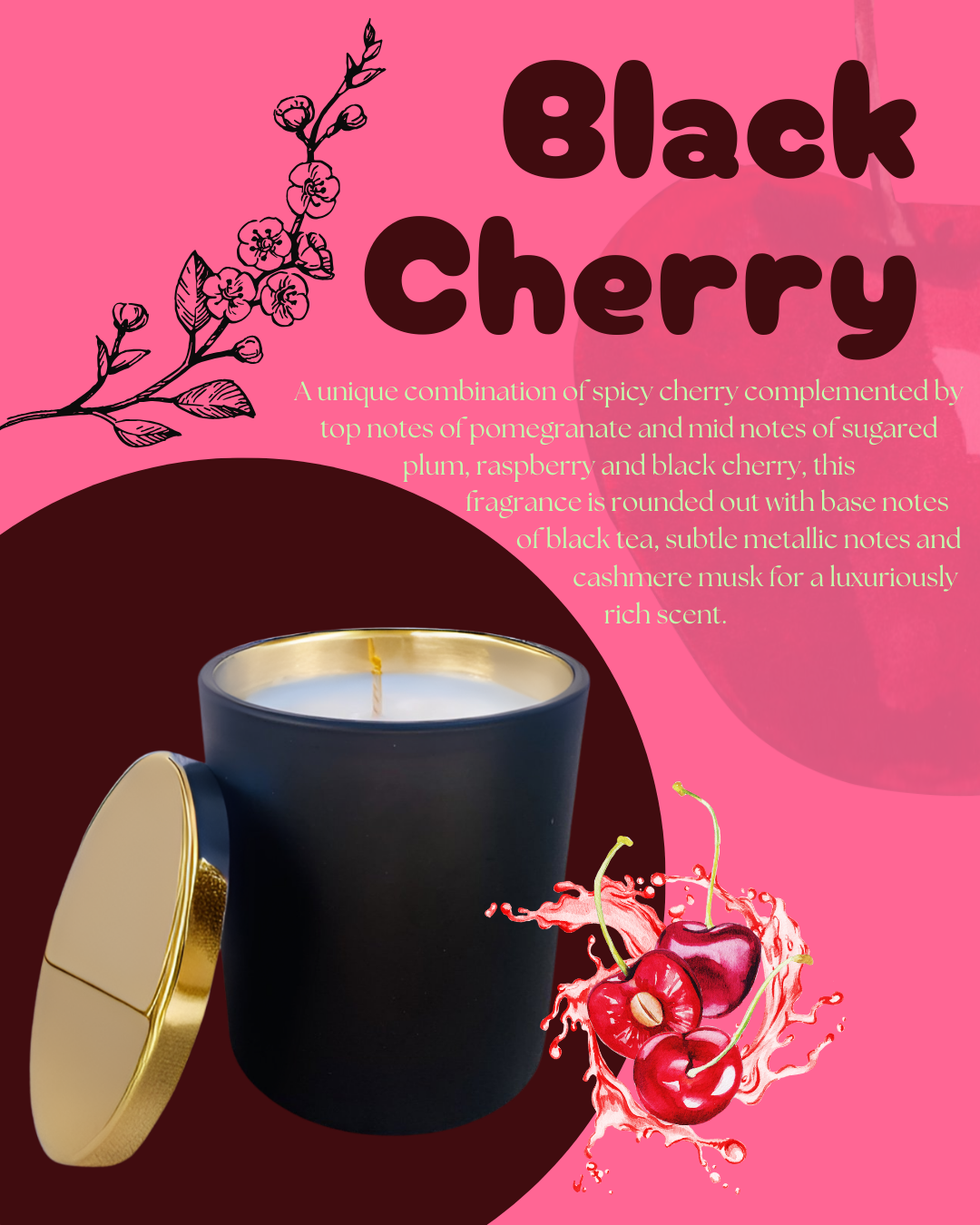 Black Cherry Candle