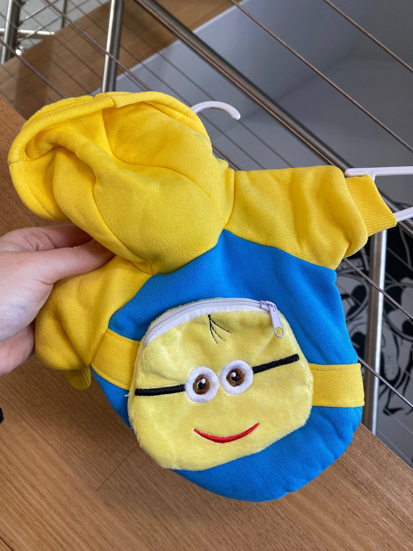 Character Backpack Pocket Hoodie