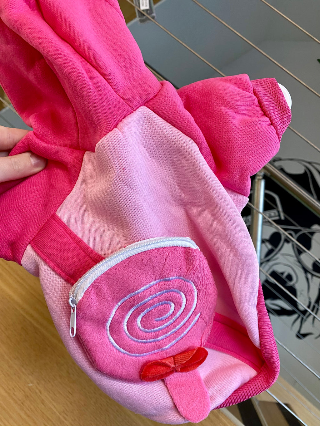 Character Backpack Pocket Hoodie