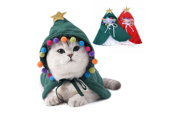 Christmas Kitty Hood