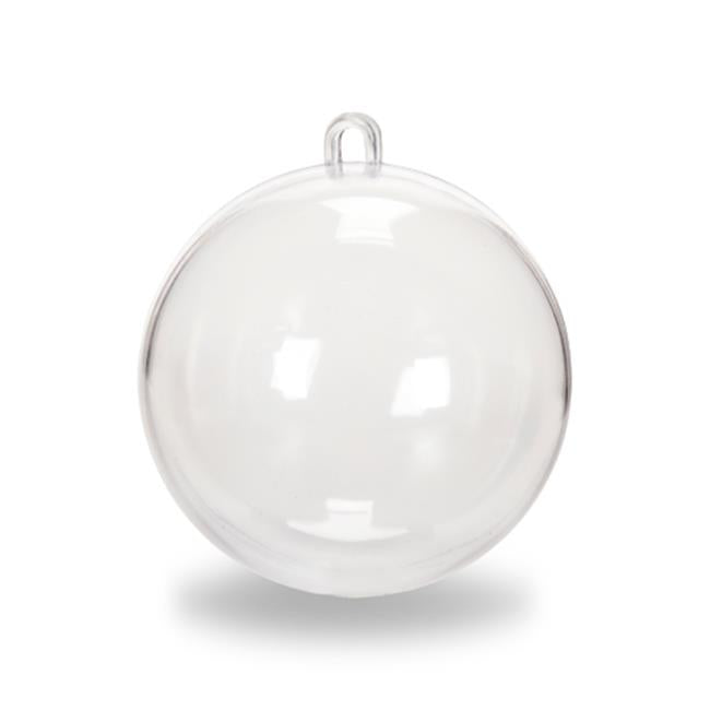 Personalised Clear Filled Bauble