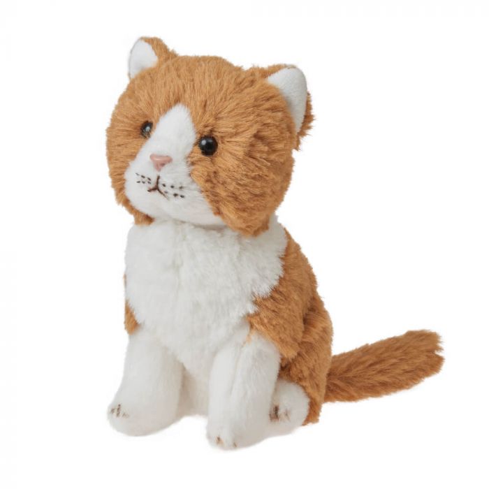 Ginger Sitting Cat Plush Toy