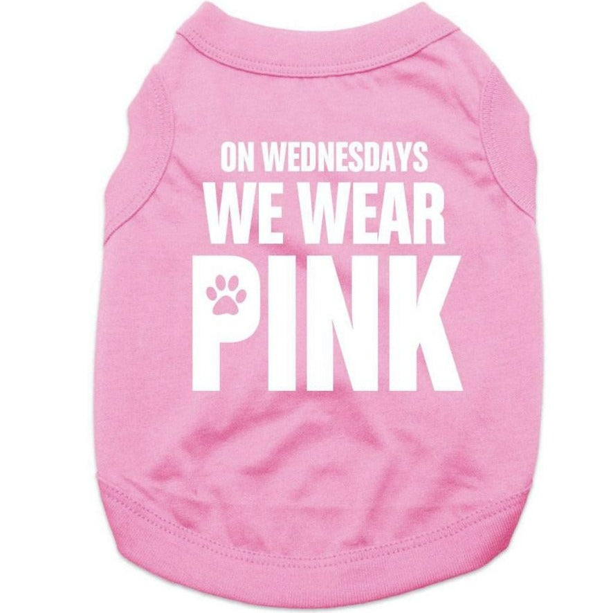 On Wednesdays we wear pink Dog Shirt