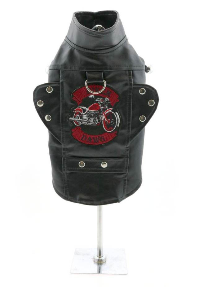 Biker Dawg Black Jacket